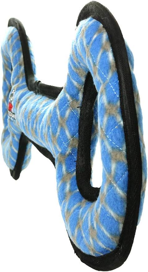 TUFFY - World's Tuffest Soft Dog Toy - MEGA Gear Ring - Squeakers - Multiple Layers. Made Durable, Strong & Tough. Interactive Play (Tug, Toss & Fetch). Machine Washable & Floats. (Combo Pack)