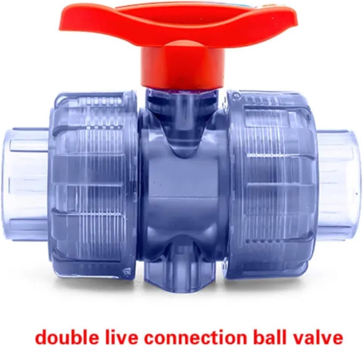 Id20-63mm PVC Ball Check Valve Transparent UPVC Globe Valve Tank Garden Irrigation Union Ball Valve(Ball Valve,I650mm)