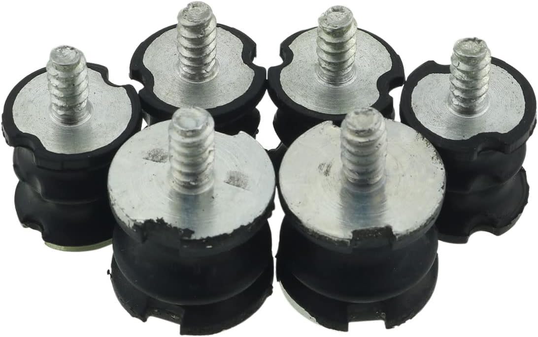 6pcs AV Buffer for Husqvarna 61 66 133 136 141 272S 266 268 272XP Chainsaw Garden Tool Parts, 1.2x0.5x0.2 Inches