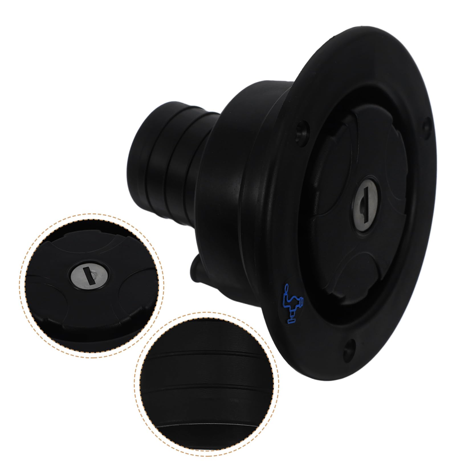 iplusmile 5piezas Tapa De Llenado De Agua Para Autocaravanas y Remolques Tapa De Repuesto Compatible Vehículos Recreativos Diseño Sencillo y Elegante Fácil De Usar y Reemplazar