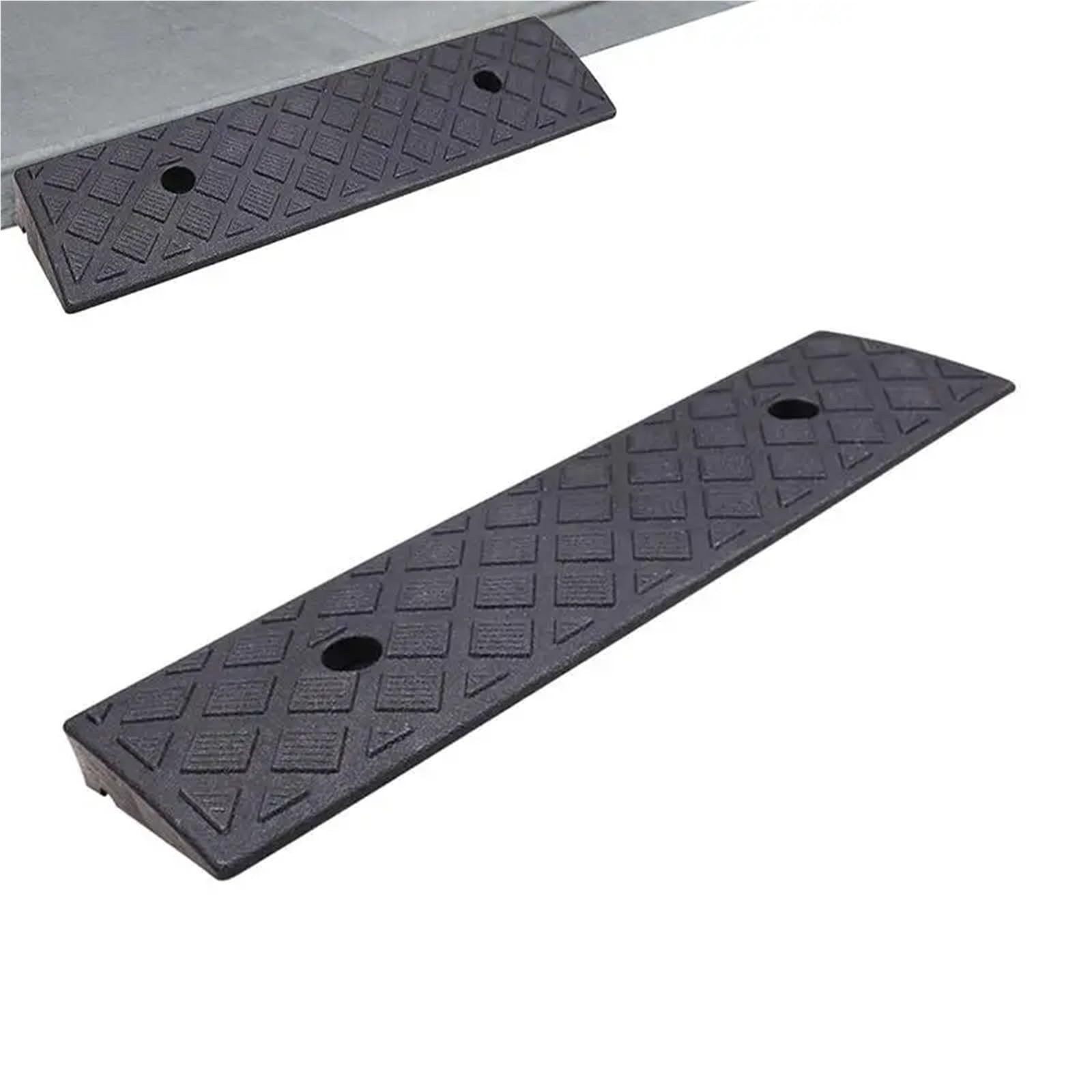 Rampas de Bordillo Rampa de Acceso for Coche, Almohadilla Triangular 3cm y 5cm, Reductor Alta Velocidad, umbral Duradero for Motocicleta automóvil, Goma Resistente para los Pasos(50 * 22 * 5cm)