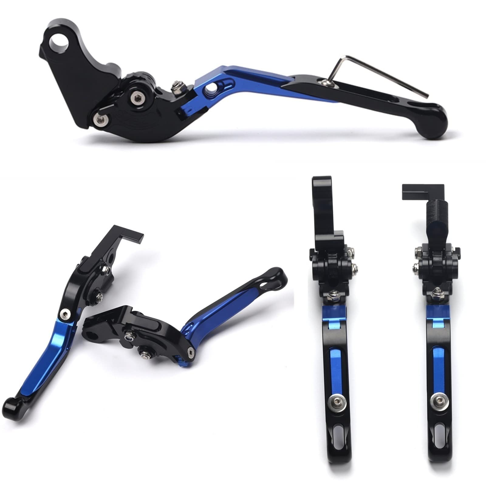 Leviers Longs CNC En Aluminium Pour Honda CB1300/ABS 2003-2009 - Neufs