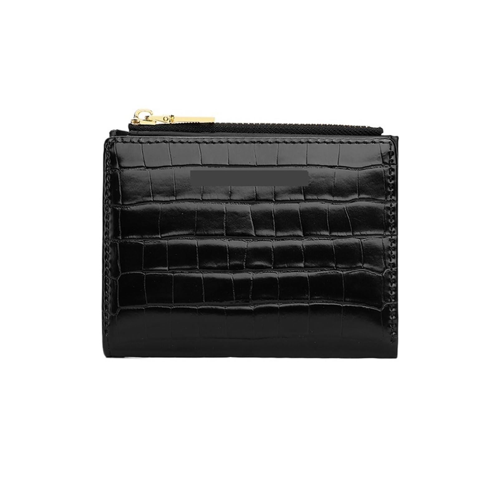 Coin Purse Frauen Kurze Brieftasche krokodil weiche Haut geldbörse Karte Tasche Multi-funktionale stilvolle(Color1)