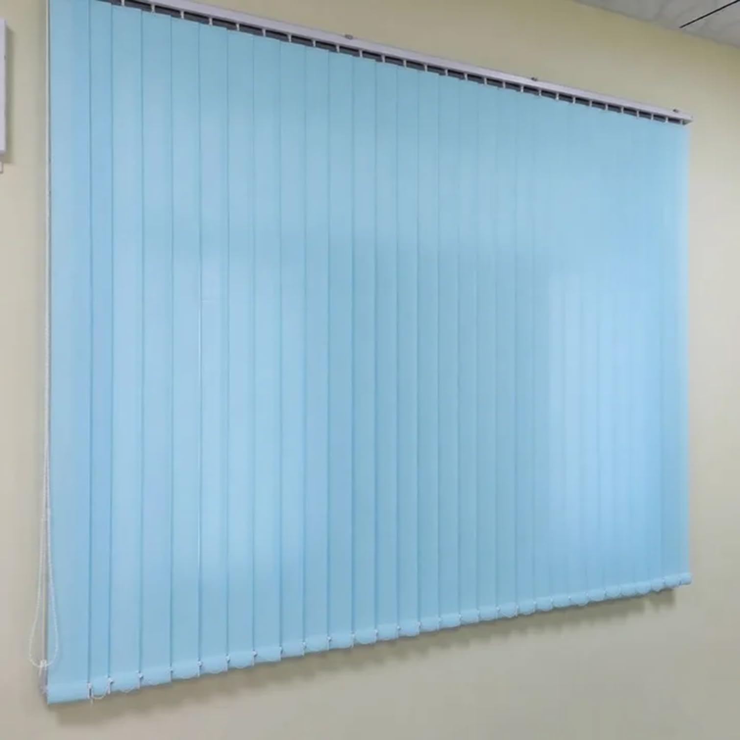 Tenda veneziana a lamelle blu cum per uso interno, oscurante/isolamento termico, perfetta per casa, ufficio e porte del patio, dimensioni: 100 cm x 260 cm