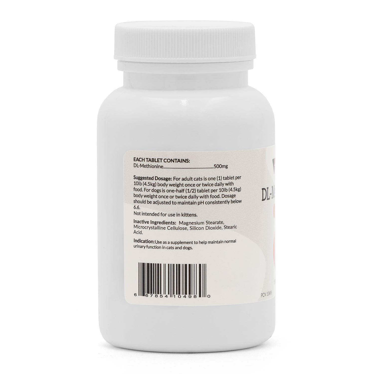 DL Methionine Tablets, 500mg, 150ct - image 2