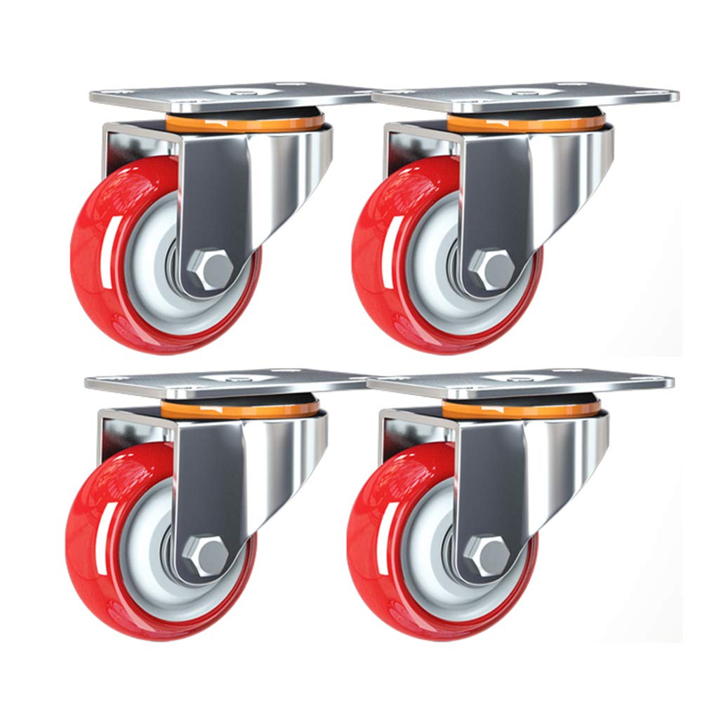 Roulettes pivotantes 75 mm pour meuble lourd fini les rayures sur le parquet