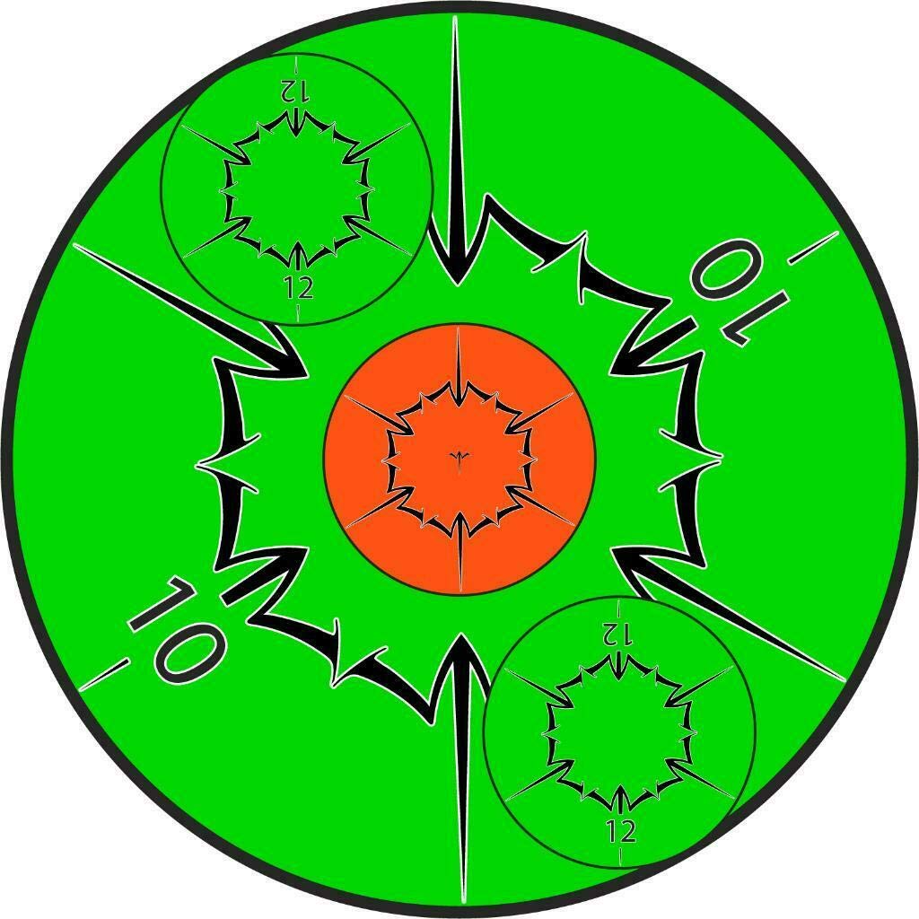 White Water Archery 3D Scoring Bi Color 10 Ring ASA Mid Colored 12 Ring 5