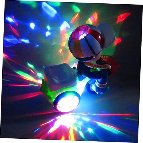 Miniatura 2 de ibasenice Flash Toys Kids Playset de juguetes para niños, vehículo eléctrico, juguete de triciclo eléctrico, juguete de coche musical, juguete de