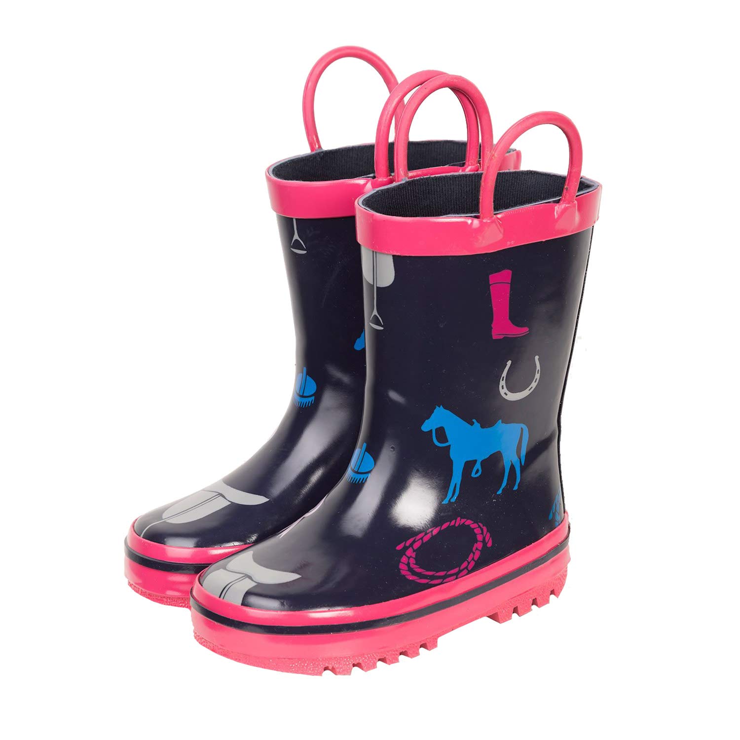 Waterproof Boots Rydale Wellies Rydale Children's Splish Splash Wellies Printed Boy Girls Kid's Wellington  Boots Waterproof Footwear For Kid's