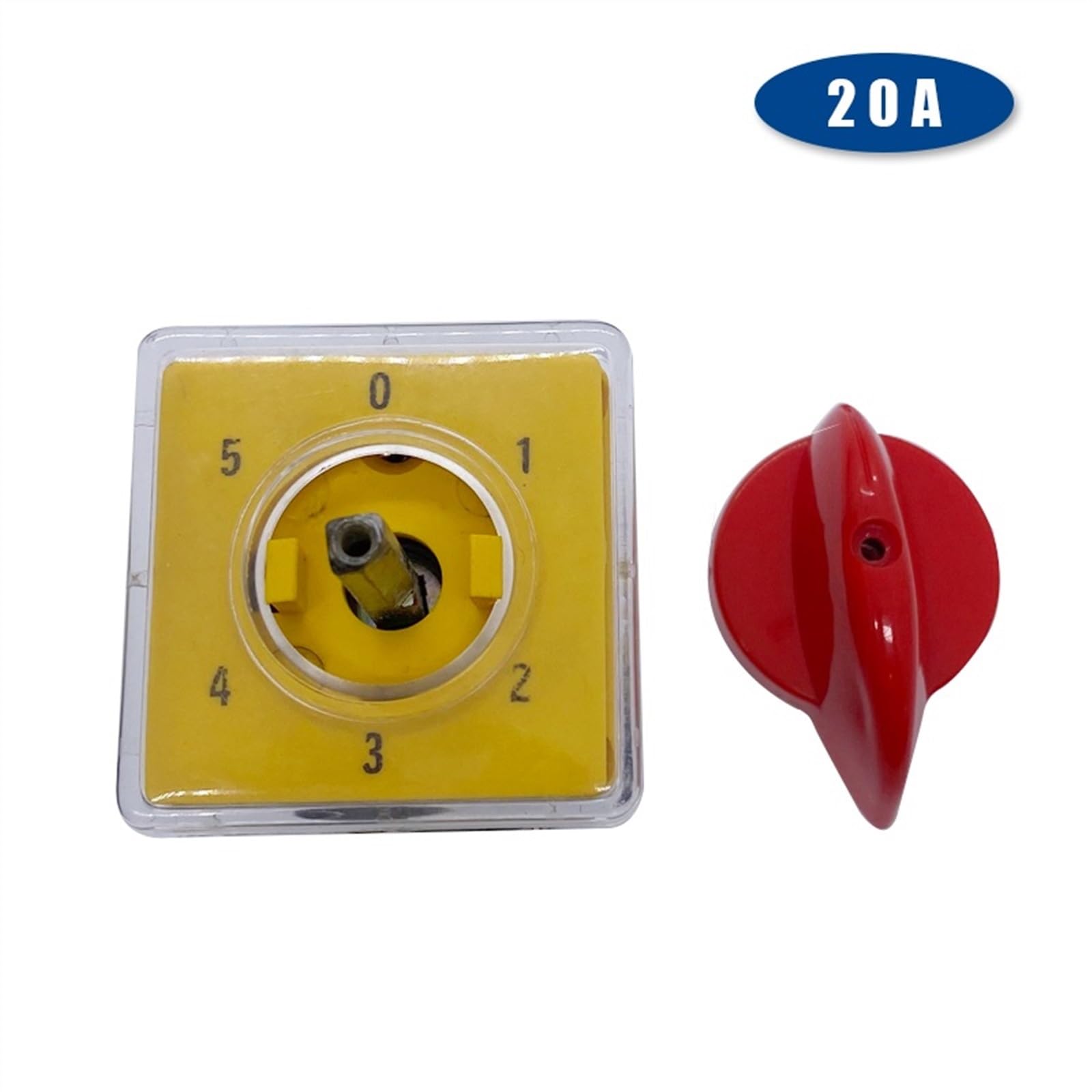 Commutatore rotativo Multi-step 5 posizioni Tre poli 20A Selettore Circuito di controllo principale Contatto in argento T-16EXF64D-3