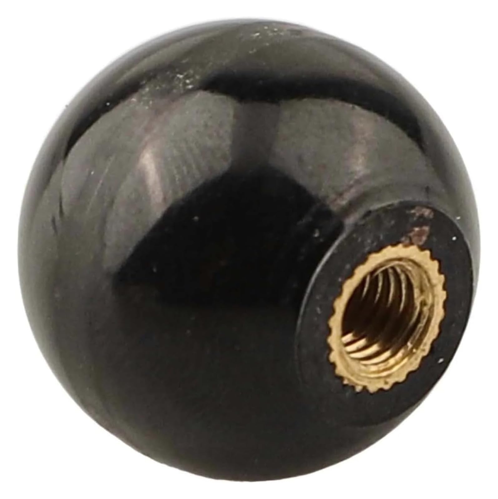 GKIRQVPE Threaded Ball Knob， Pack of 5 Black Bakelite Threaded Ball Lever Knobs M5,6,8,10,12 Machine Tool Replacement(M5x20)