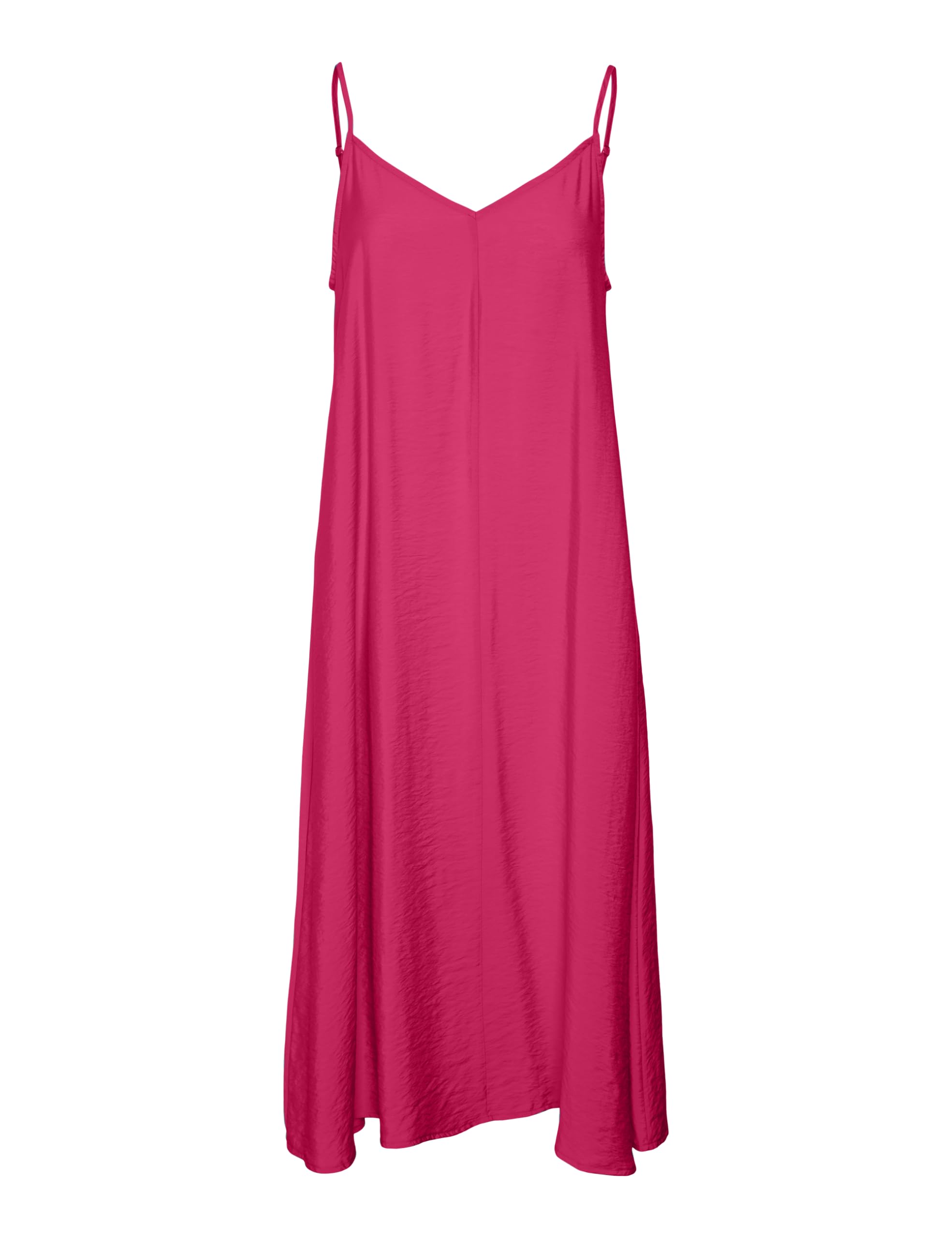 VERO MODA Women's Vmjosie Calf Singlet Dress WVN Ga Noos Keid, Raspberry Sorbet, S