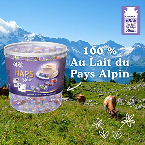Milka Naps Chocolade Mix 4x emmer a 1 kg - Image 3