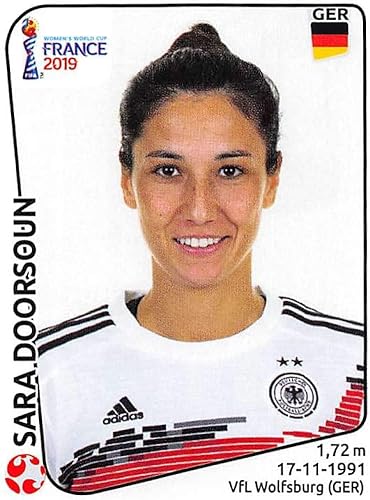 2019 Panini FIFA Women's World Cup France Album Stickers (Individual Sticker Only) Soccer #104 Sara Doorsoun Germany 2 Inch by 2 12 Inch Collectible 2019 Panini FIFA Women's World Cup France Album Stickers (Individual Sticker Only) Soccer #104 Sara Doorsoun Germany 2 Inch by 2 12 Inch Collectible