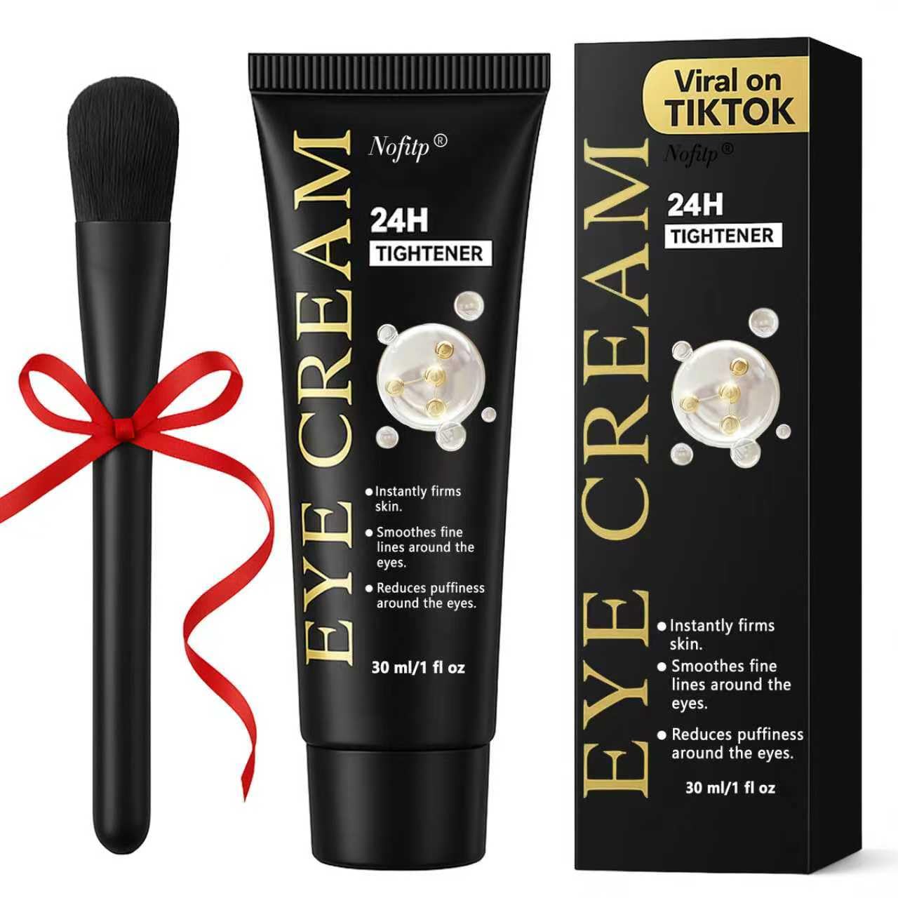 Instant Eye Tightener, Temporary Tightener, Reduces Eye Bags, Wrinkles, Puffiness, Dark Circles and Crow's Feet in 3 Minutes, Anti-Aging, Firming and Hydrating Triple Effect 1 Fl oz (Pack of 1)