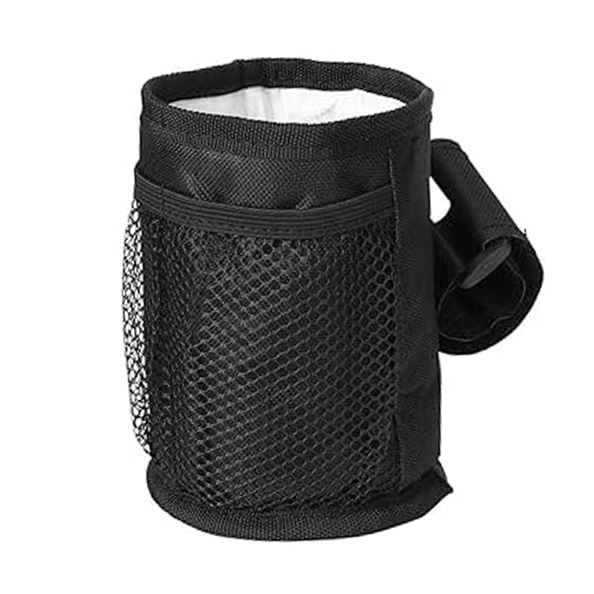 ZONADAH Bike Cup Holder 300ml Stroller Holder Bicycle Water Bottle Holder with Mesh Pocket Drink Cup Holder for Mountain Road Bike Stroller Wheelchair Walker