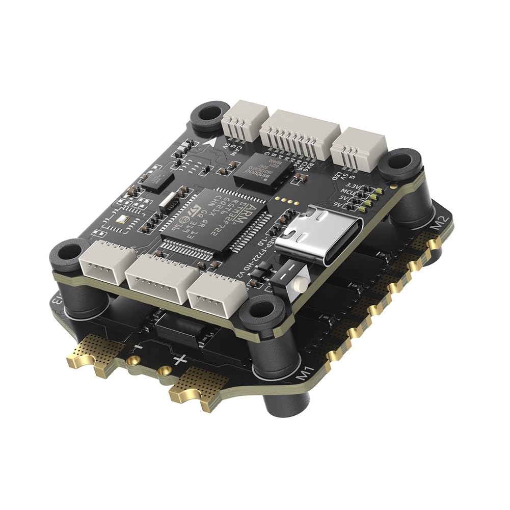 F722 V2 FC&ESC FPV Stack F722 V2 Flight Controller BLS 60A 4IN1 ESC 16MB Nero Box per RC FPV Drone