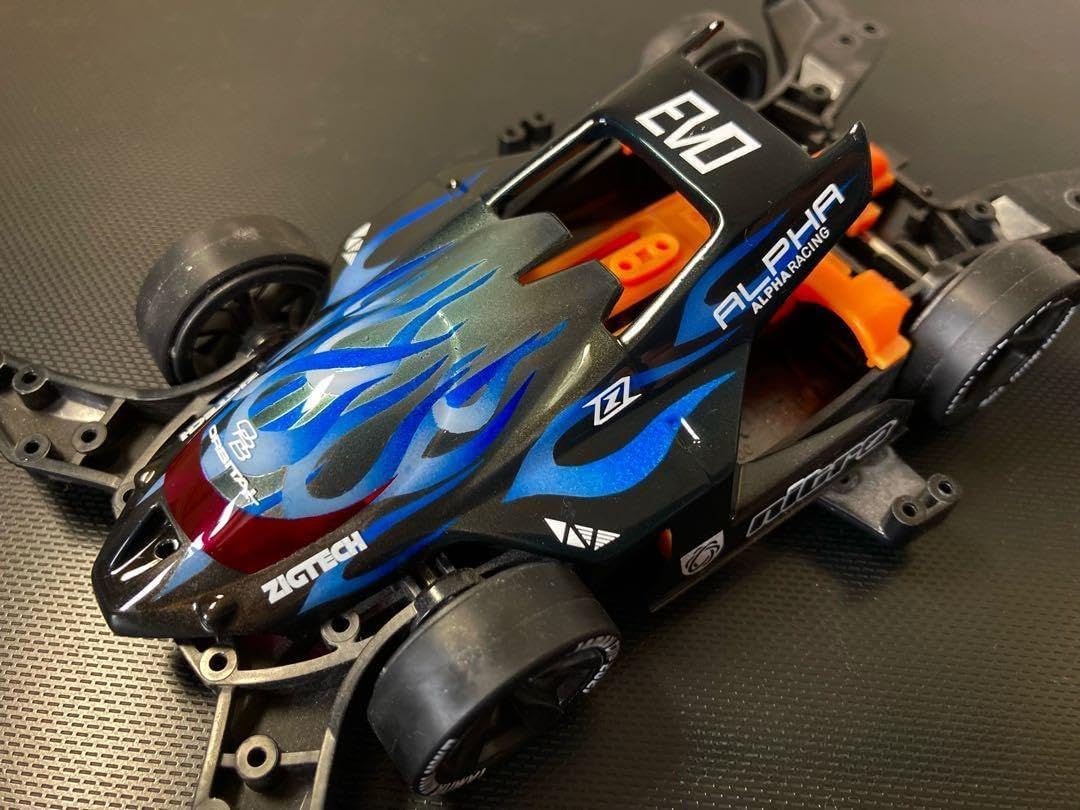 ミニ四駆 限定 FMAカラーシャーシセット(ブルー)