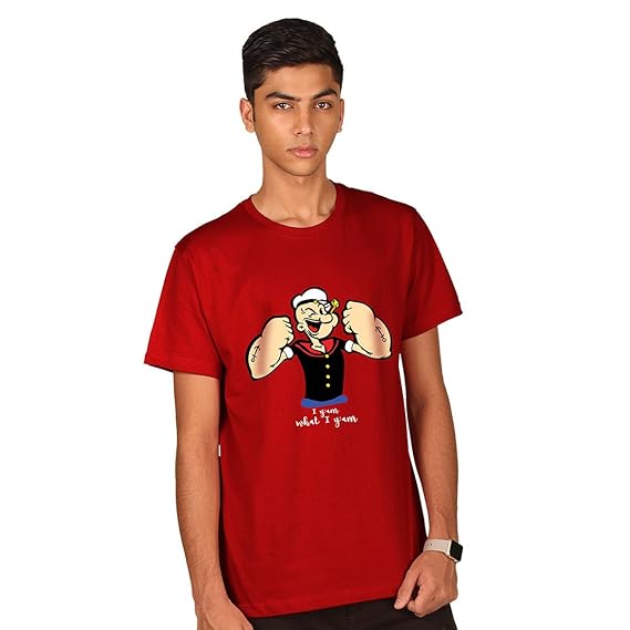 popeye printed t shirt