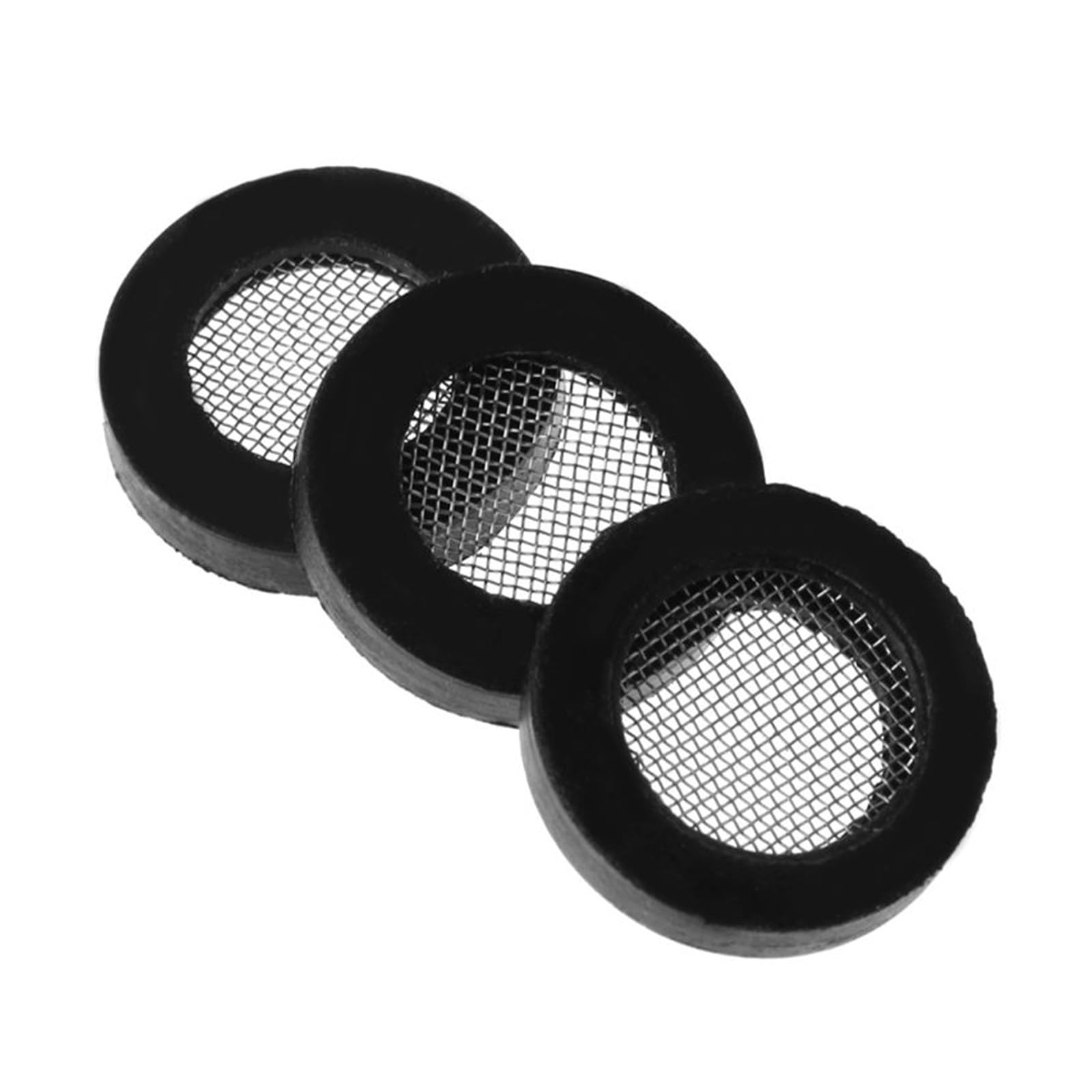 Junta para Manguera de Agua, Paquete de 10 Arandelas de Sellado de Silicona de Acero Inoxidable de 19 mm, Multicolor, for Grifo de Entrada de Cabezal de Ducha(BK)