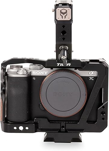 Miniatura 2 de Tilta ing - Soporte de cámara compatible con Sony a7C ILCE7C - Kit A (negro) | Jaula para cámara, mango superior ligero de liberación rápida, placa