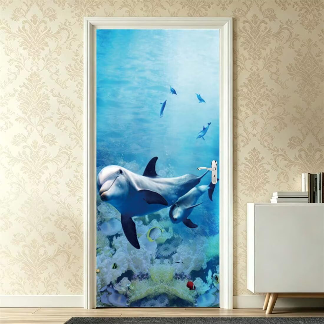 Door Stickers for Interior Doors 3D Door Sticker Mural 33.9"x78.7"