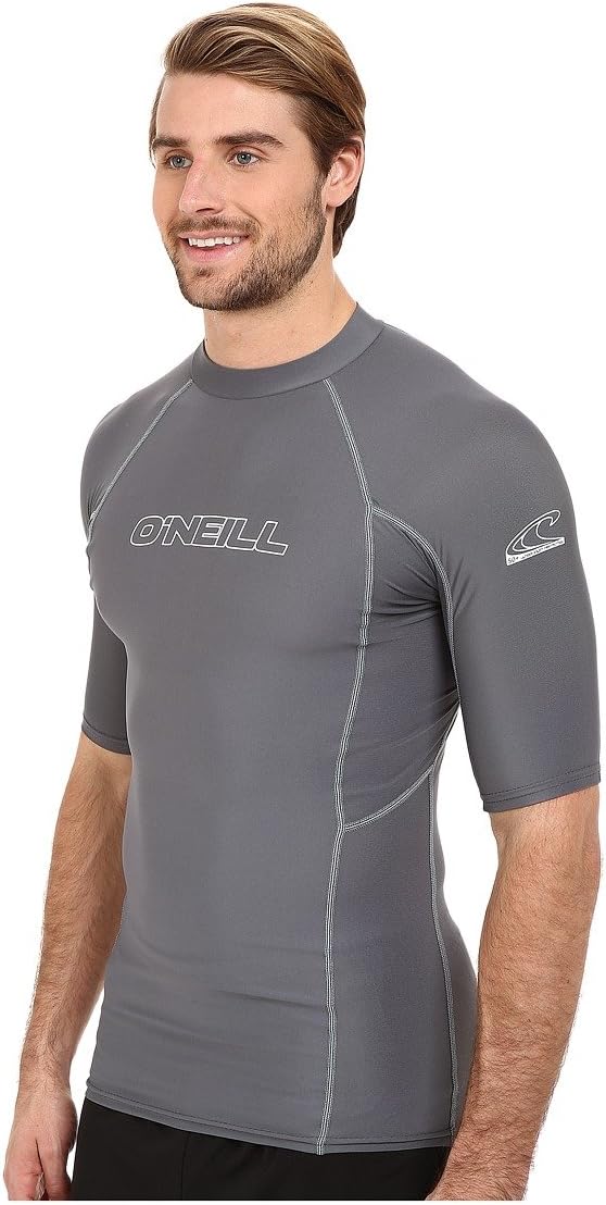 O'Neill Men’s Basic Skins Short Sleeve Rashguard, UPF 50+ Sun and Rash Protection for Surfing and All Outdoor Activities - Image 2