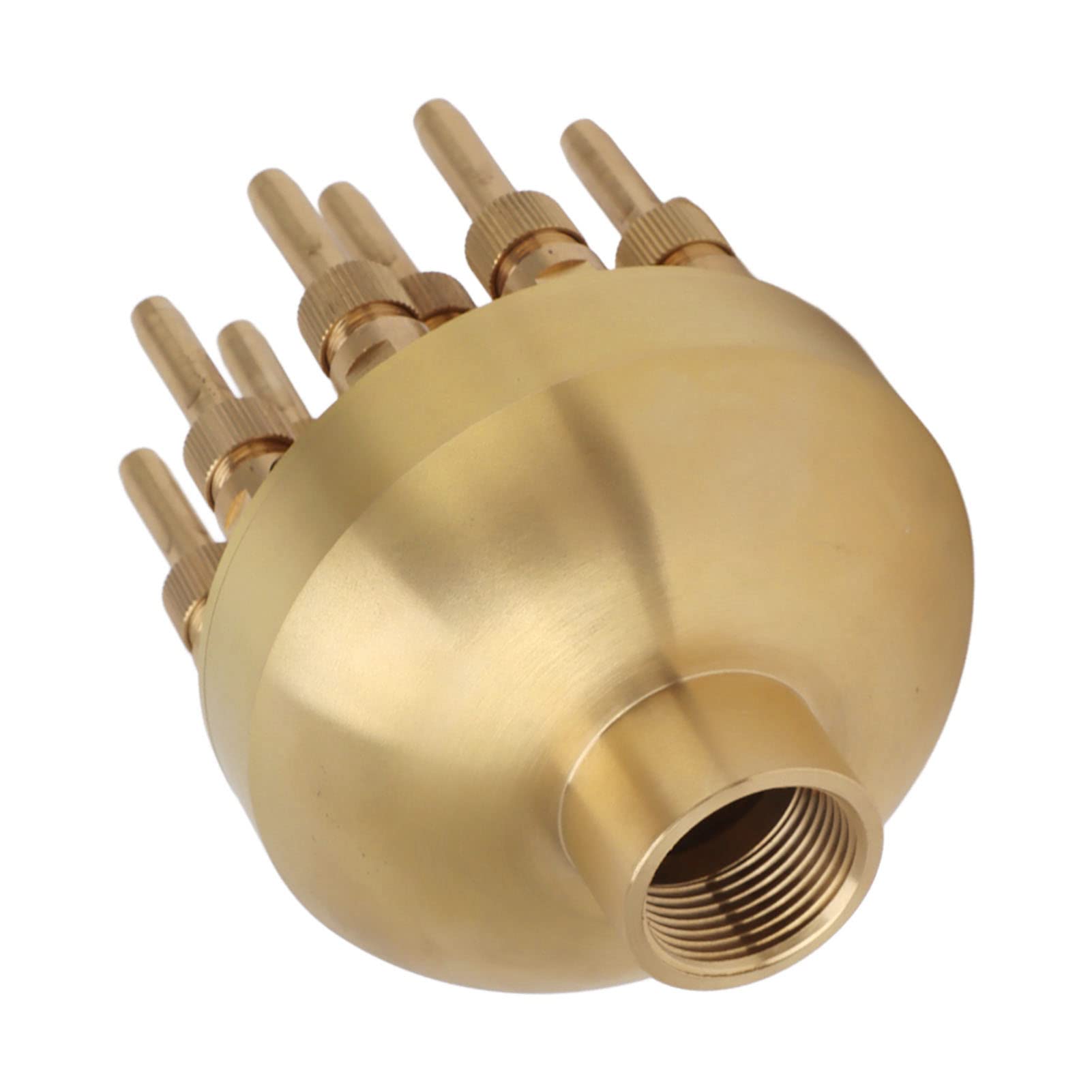 Ugello per Fontana in Ottone 3 Strati Regolabile Ugello per Fontana Irrigatore a Spruzzo per Giardino Parco Stagno Piscina Waterscape G1 Pollice Irrigatore a Spruzzo (g1in)