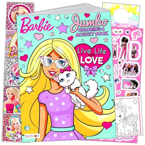 Image of Barbie Sticker Activity Set with Barbie Stickers, Barbie Coloring Book, and More