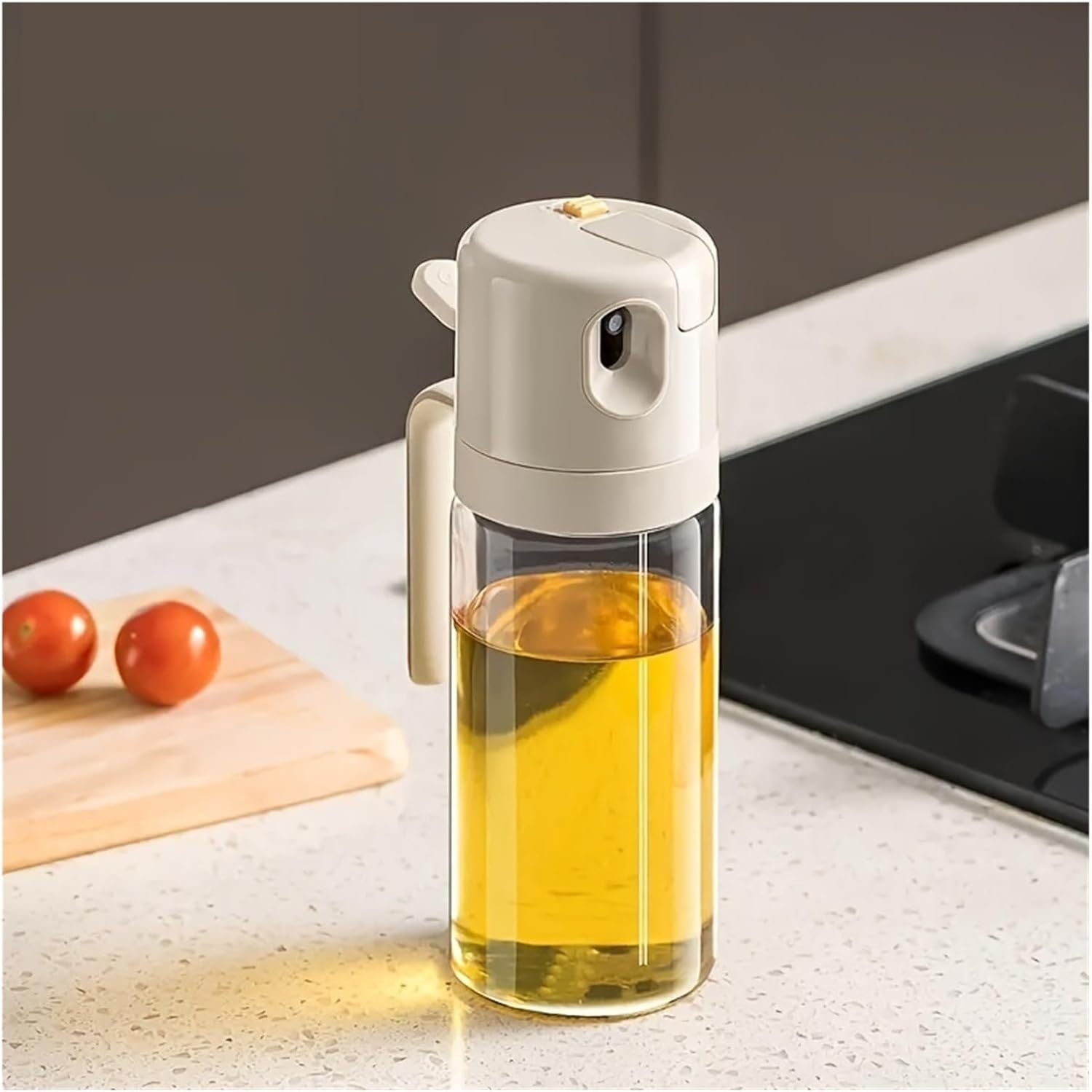 550ML Oil Sprayer Bottle - 2 in 1 Oil Dispenser fit for BBQ Cooking and Kitchen Use(3PCS)