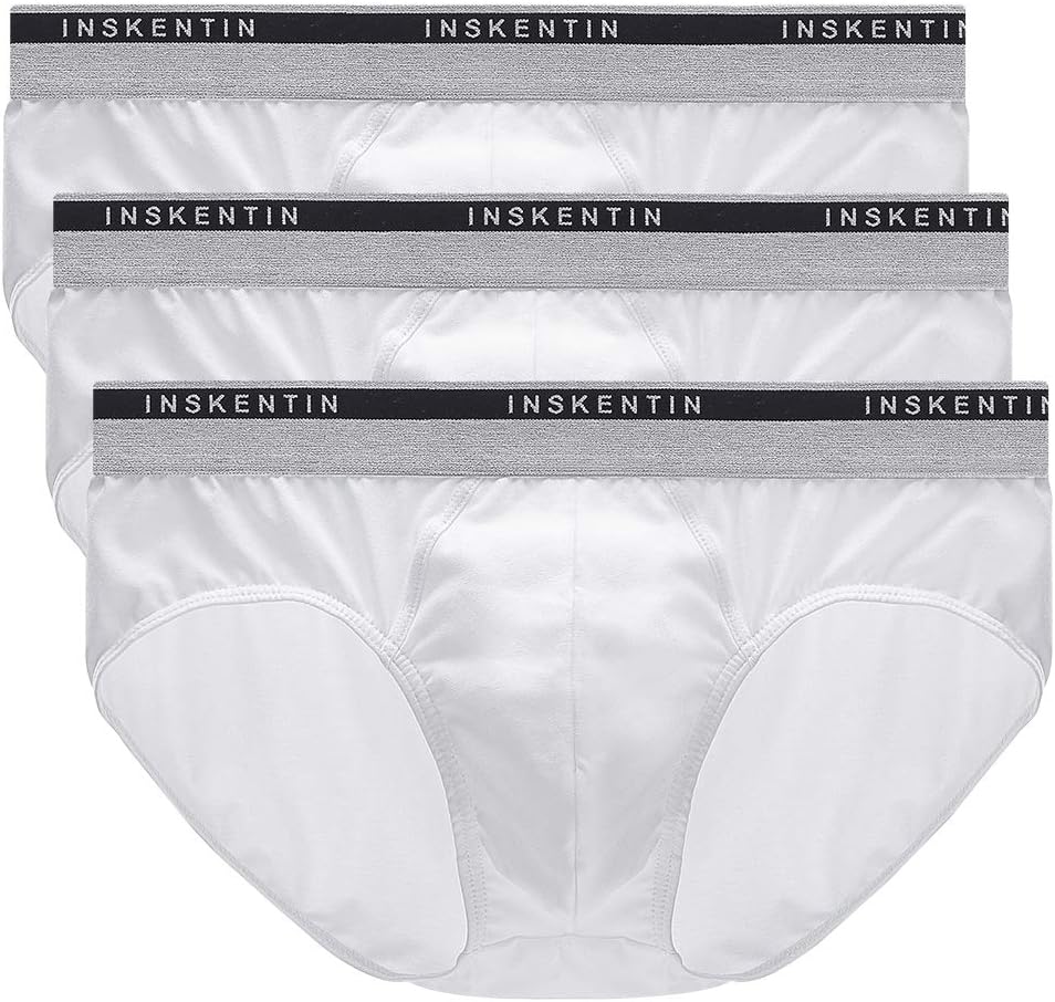 Men's 3 Pack Low Rise Cotton Hip Briefs Slim Fit Contour Pouch Sexy Underwear