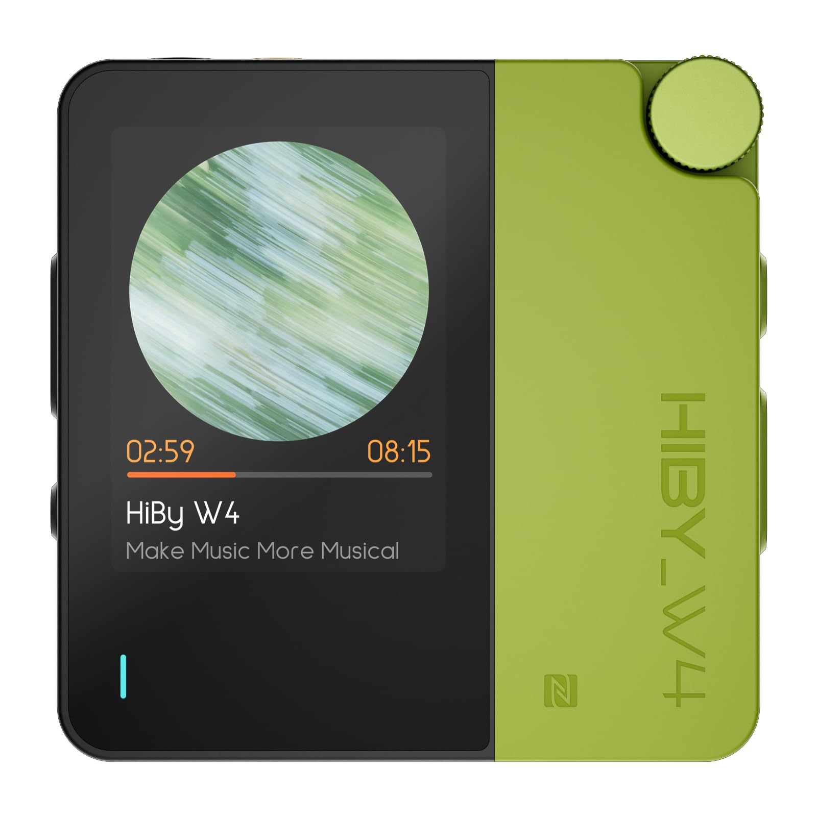 HiBy W4 Bluetooth Headphone Amplifier USB DAC, BT 5.4 & NFC, aptX Lossless LDAC, Dual DAC, DSD512 PCM 768kHz, 2-Inch Touch Screen, CVC Noise Reduction
