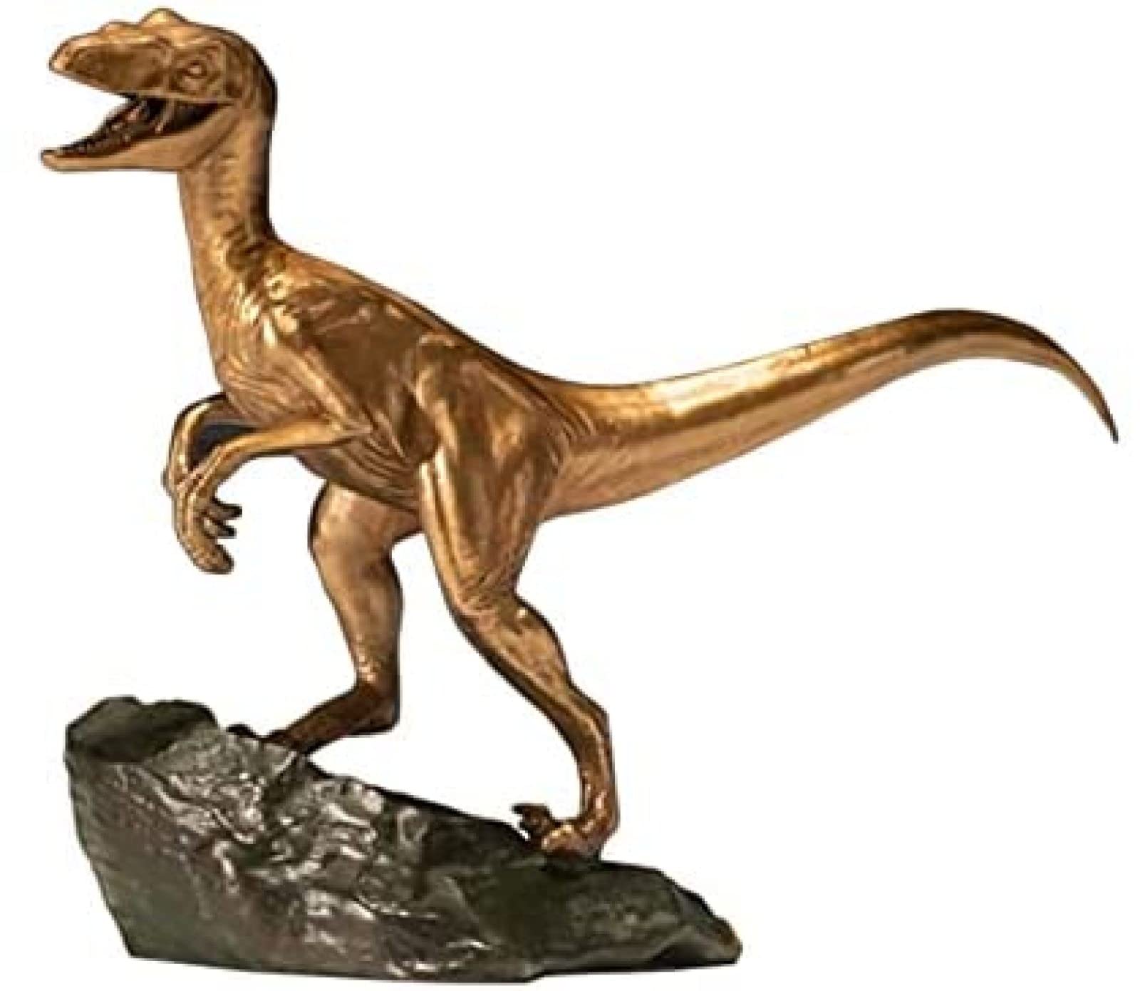 Dekoracja modelu dinozaura, statuetka dinozaura brąz antyczne rzemiosło zwierzę replika kolekcja dekoracja figurka
