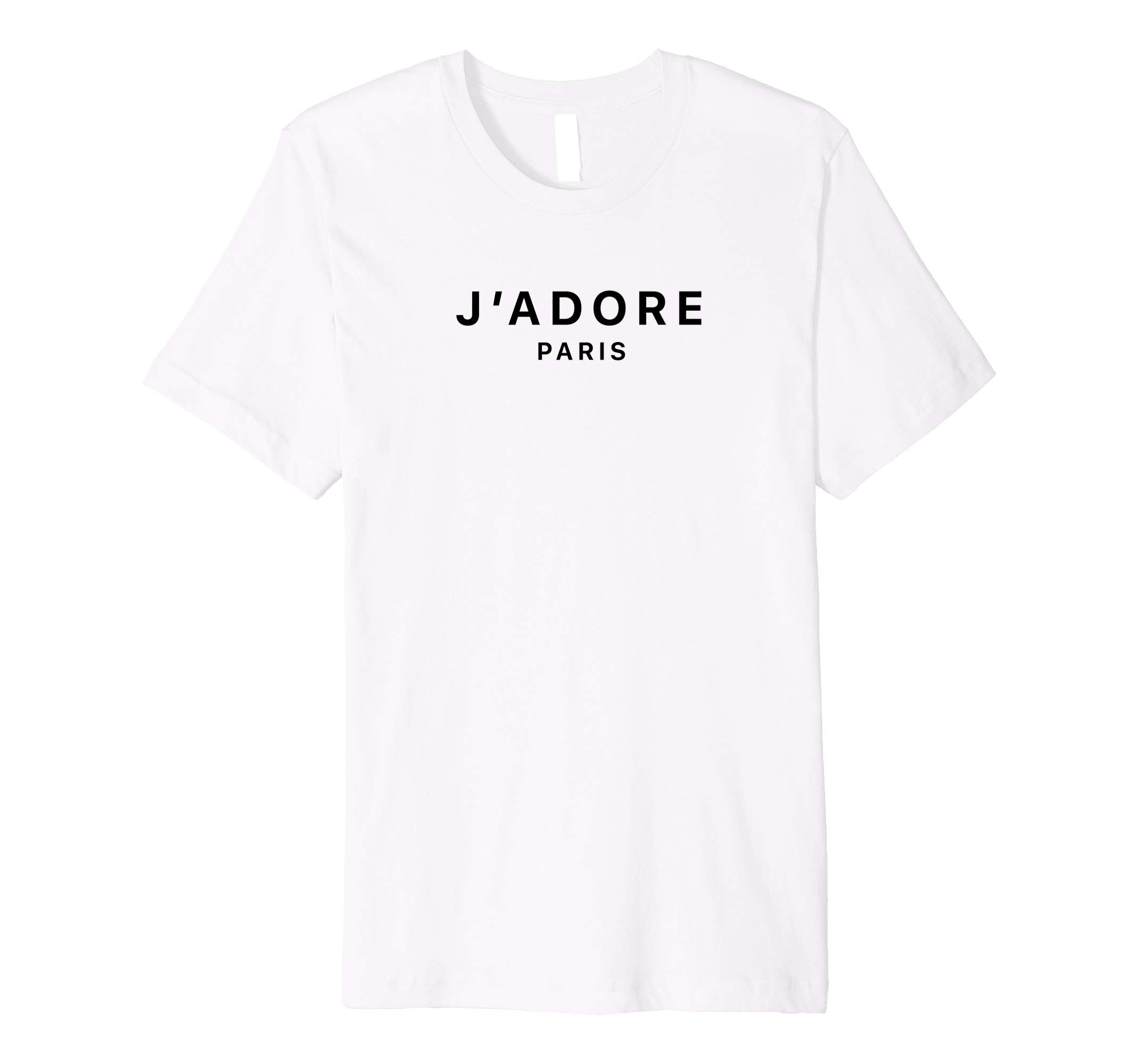 F SituationI love Paris J-Adore Paris White Graphic T-shirt