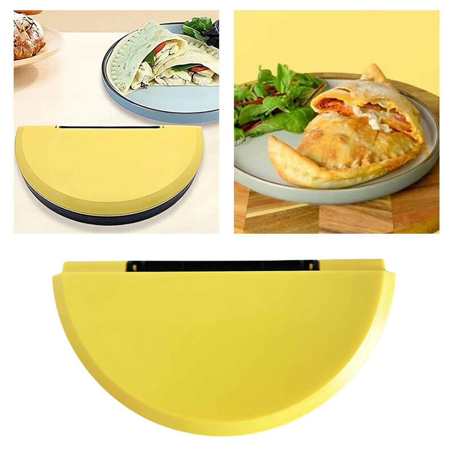 Crimpatrice per Impacchi, Toast Sandwich Maker, Pinza Crimpatrice per Involucri, Stampo per Sandwich Bifacciale, Sandwichmaker per Preparare Burritos, Tortillas di Mais, Pasticcini