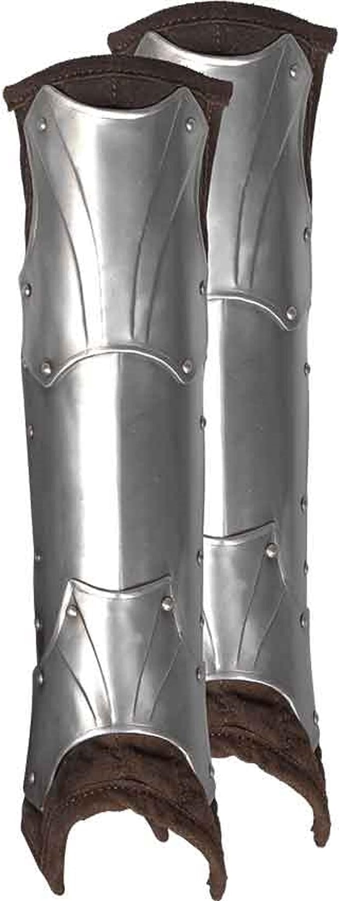 Medieval Steel Fafnir Greaves Leg Armor Reenactment