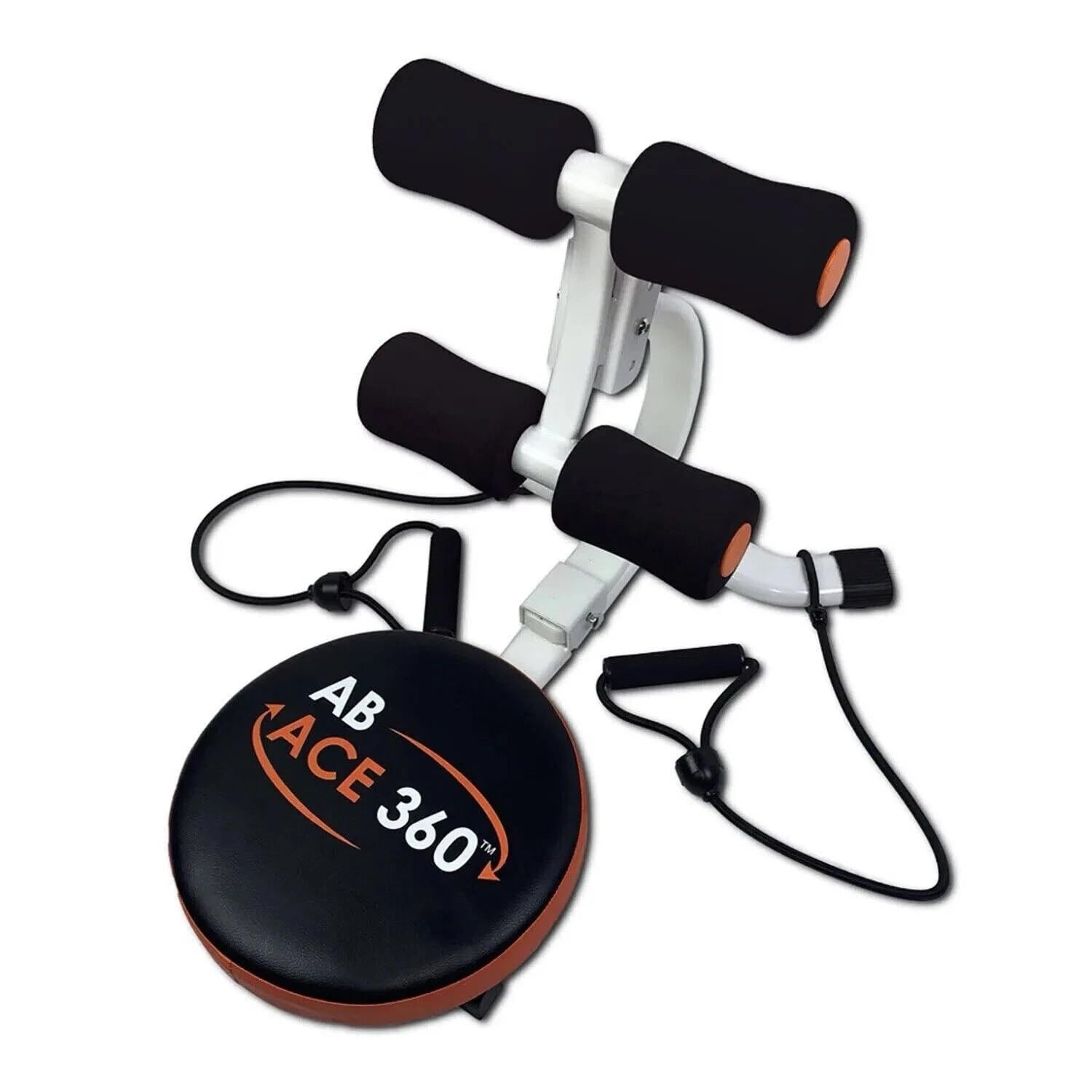 AB ACE 360 - Attrezzo Fitness per Allenamento Total Body a Casa Addominali con Seduta Rotante a 360 Gradi