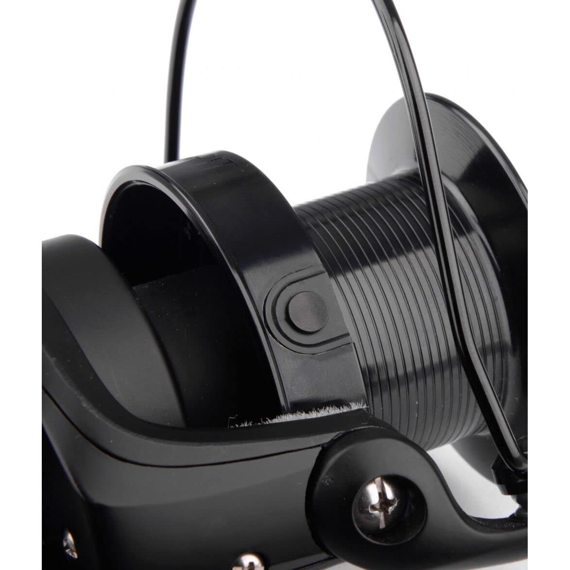 Spro Free LCS 650 Black - Karpfenrolle zum Ansitzangeln, Freilaufrolle zum Karpfenangeln, Angelrolle mit Freilauffunktion, Rolle