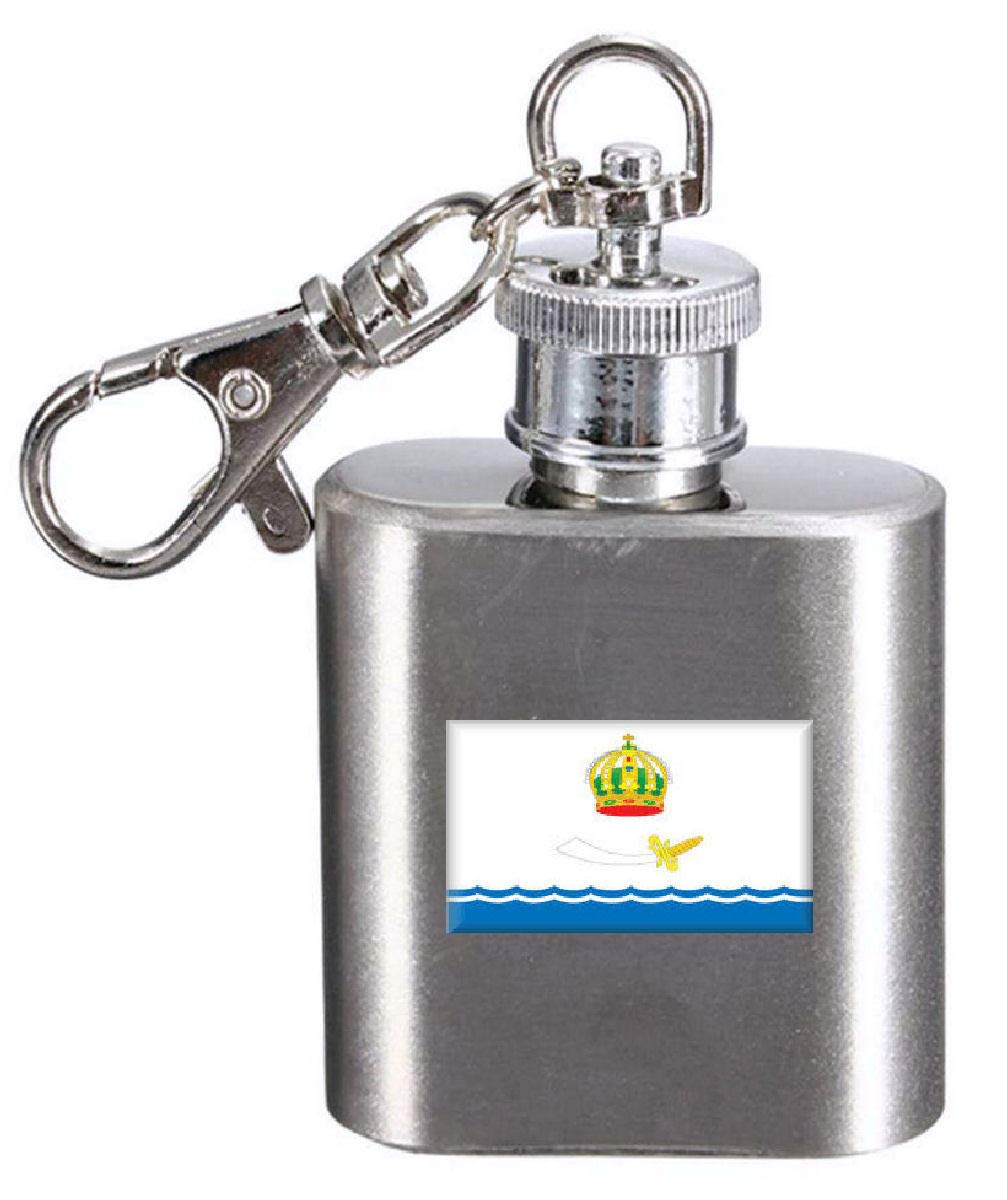 Flasque de poche Russie Astrakan en porte-clés pour ne plus jamais oublier votre liqueur