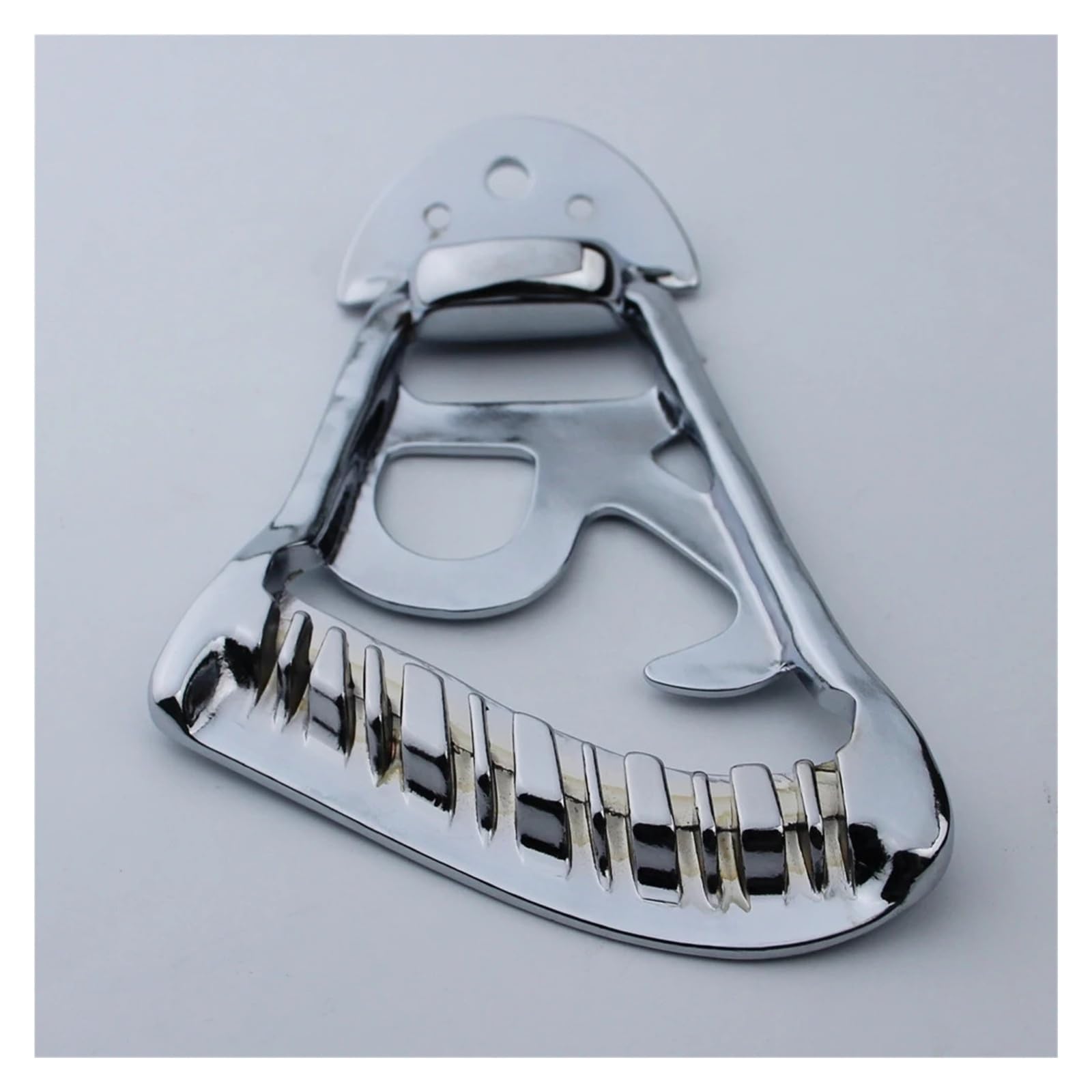 Piastra di trazione for chitarra elettrica, ponte a 6 corde, 12 corde, for la sostituzione di accessori for chitarra elettrica, colore cromato(12 strings)