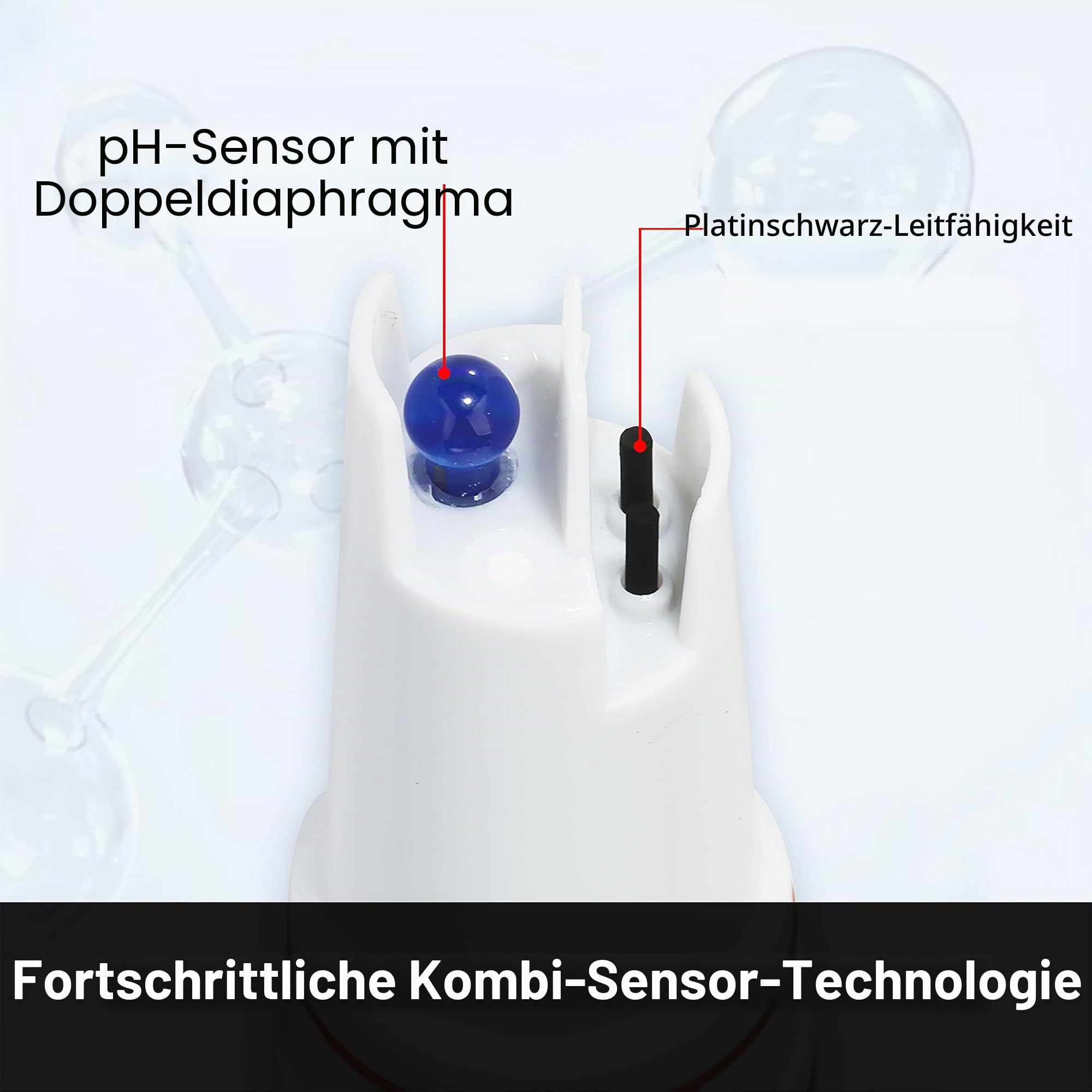 Apera Instruments PC60-Z Smart 7-in-1 Multi-Parameter-Messgerät (unterstützt durch die ZenTest Mobile App)