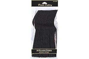 Disposable Black Forks - The Ideal Choice for Effortless Dining