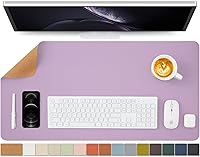 Vista 55 de Tapete de escritorio de corcho, tapete de escritorio pequeño de doble cara para oficina y hogar, organización de escritorio y accesorios, ideal