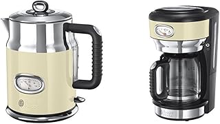 Russell Hobbs  Retro Vintage Bouilloire + Russell Hobbs  Retro Vintage Cafetière