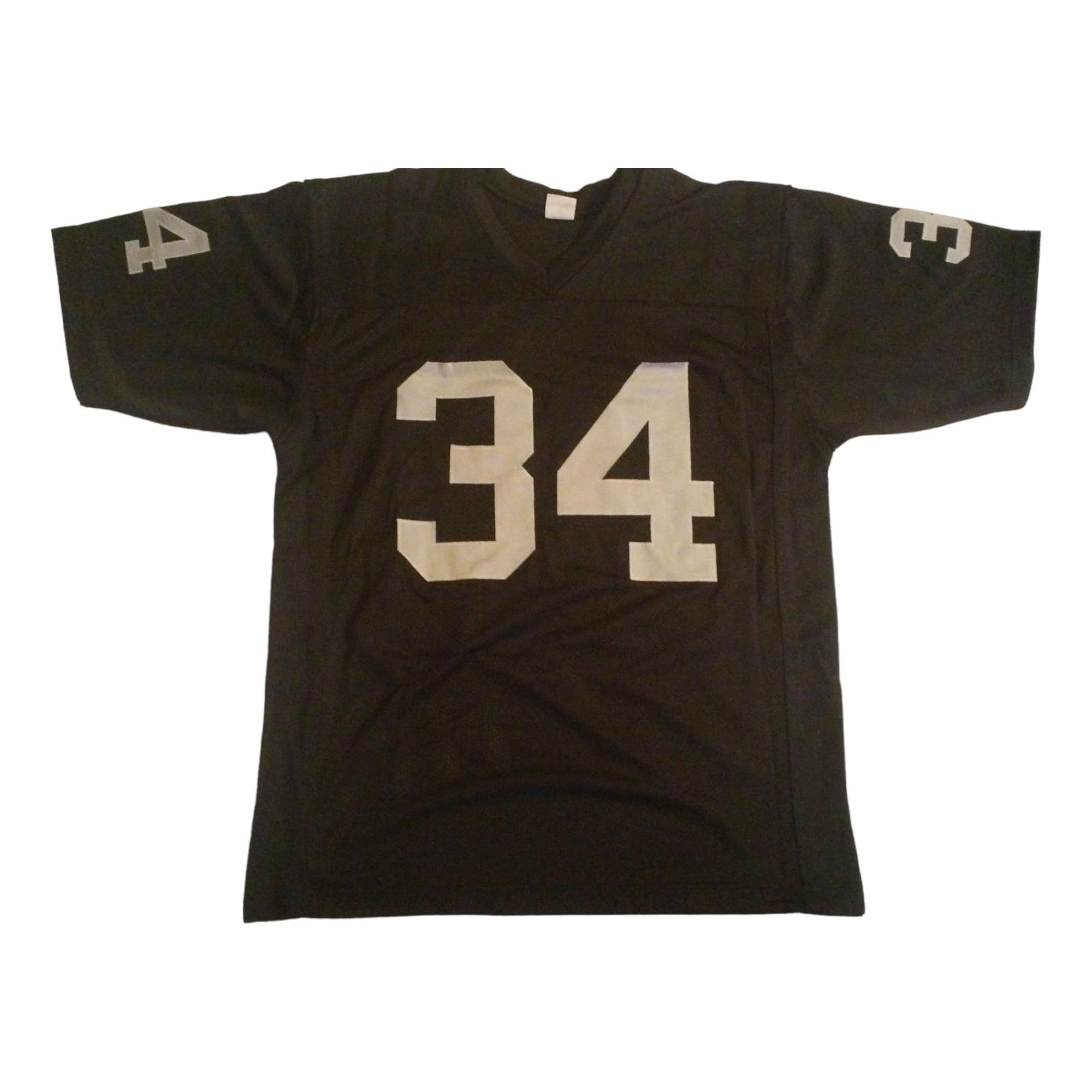 Generic Custom Bo Jackson Jersey Stitched Black Football New No Brand/Logos (US, Alpha, X-Large, Regular, Regular, Black)