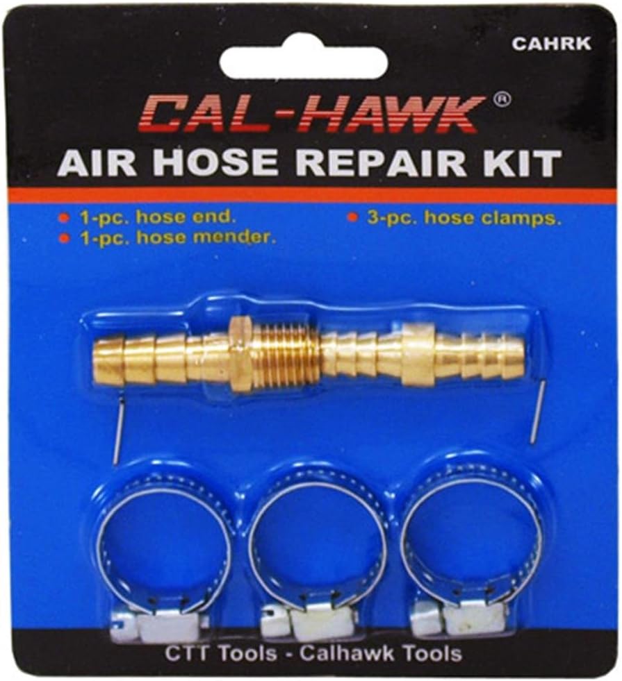 5pc 3/8" Air Hose Repair Kit Solid Brass