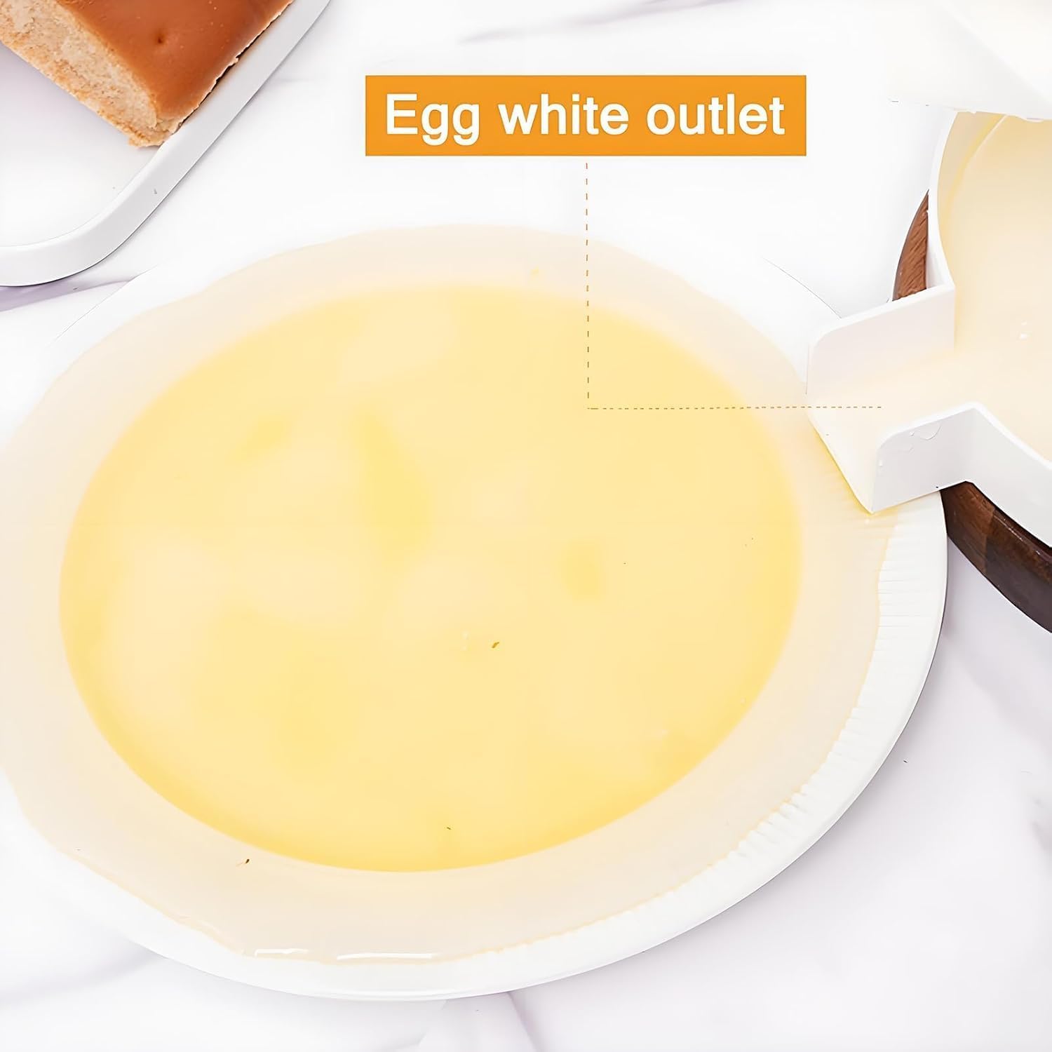 Filtr do żółtka i białka jaja, Separator białek jaj, z tacą na jajka i konstrukcją przegrody, Szybkie oddzielanie do pieczenia ciast, Narzędzia kuchenne dla domu, restauracji
