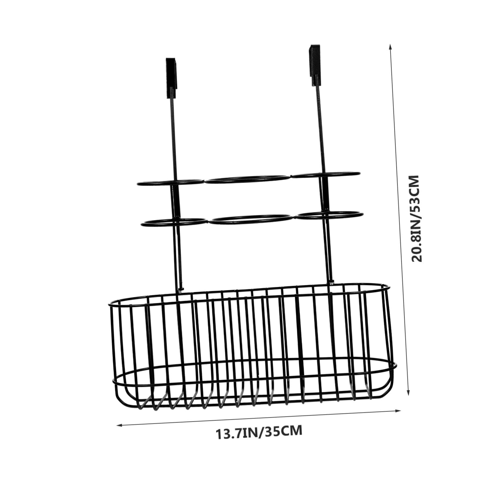 1pezzi Porta Asciugacapelli Da Parete Ferro Supporto Per Organizzazione Soggiorno Bagno Design Semplice e Funzionale Facile Da Installare Per Casa e Ufficio