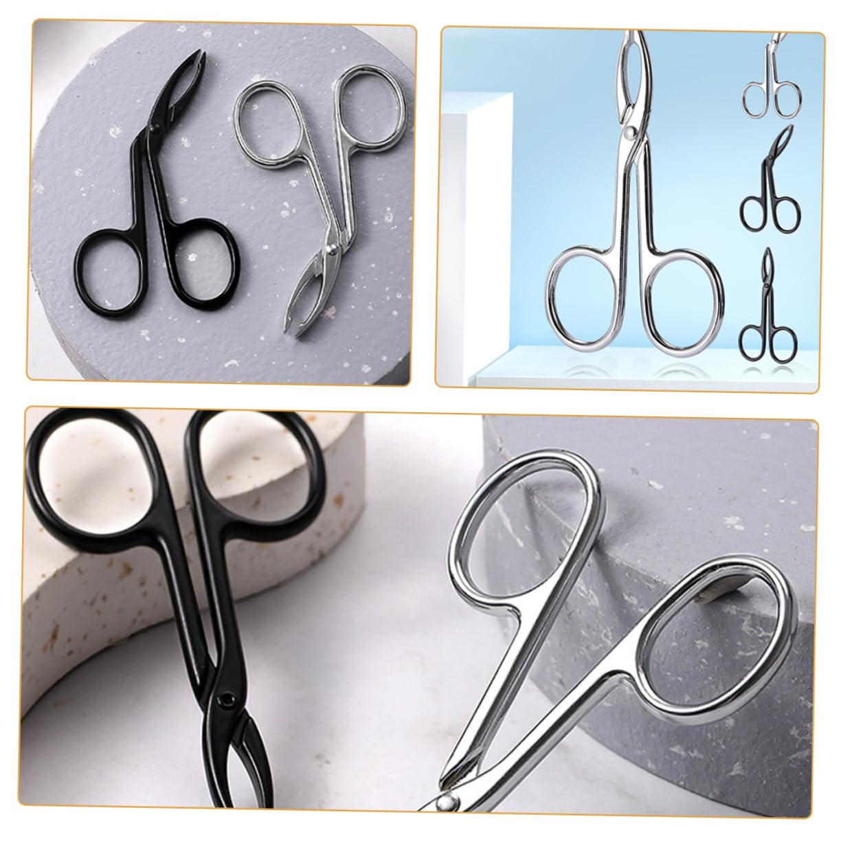 5 Set Pinze Per Sopracciglia Sopracciglio Trimmer Per Sopracciglia Da Donna Per Donne Facciale Pinzette Attrezzo Pinzetta Acciaio Inossidabile 4 Pezzi*5