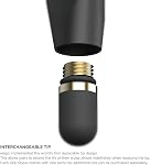 elago Stylus [Grip][Black] - [Replaceable Extra Tip Included][Premium Aluminum ][Ergonomic Grip] - for iPad, iPad Pro, iPad mini and iPhone